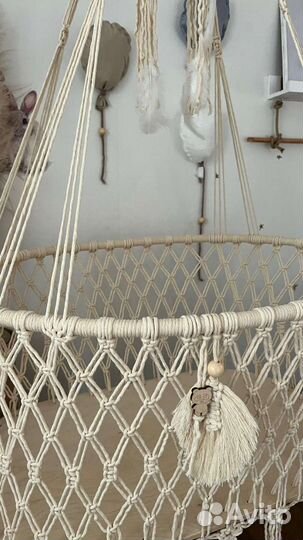 Люлька колыбель для новорожденных кроватка подвесн