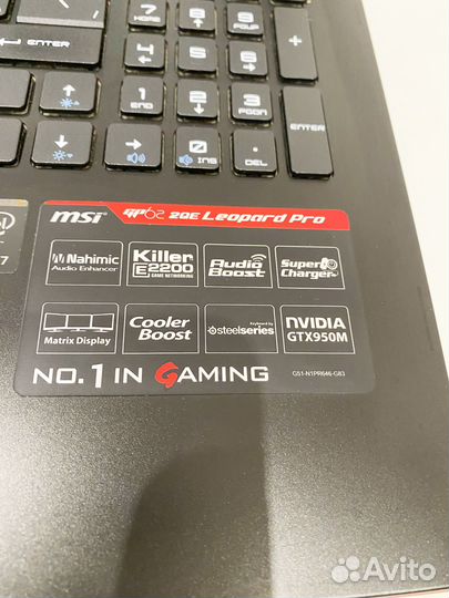 Ноутбук MSI GP62 2QE Leopard Pro