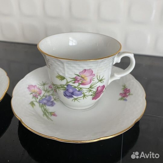 Кофейная пара, сахарница Thun (Чехословакия)