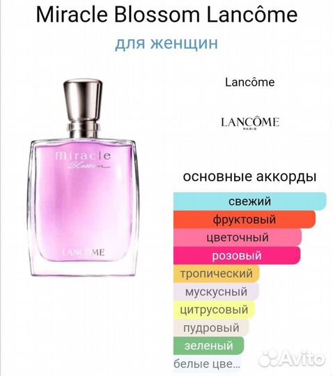 Miracle Blossom Lancome 100 мл