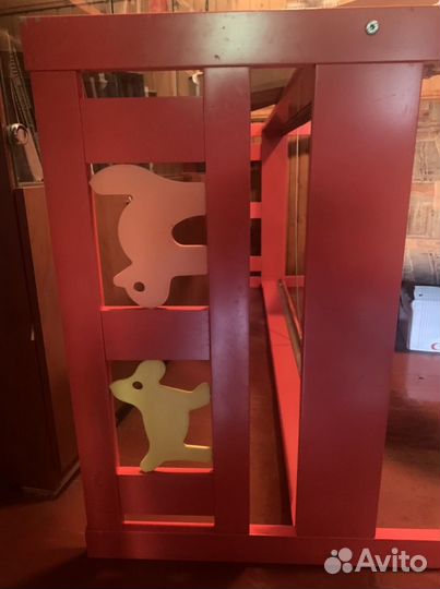 Детская кровать IKEA с матрасом