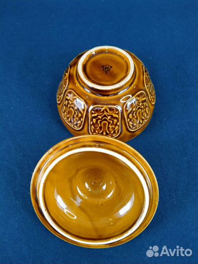 Сахарница маслёнка обливная керамика