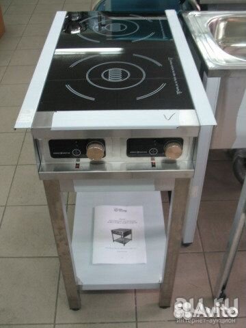 Плита индукционная чзто пэи-2М/2х3,5 с подставкой