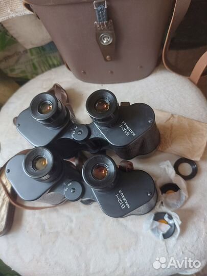 Бинокль Б12-1 армейский СССР