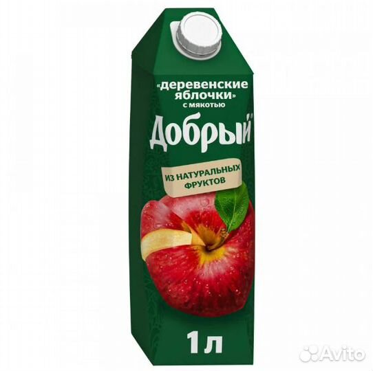Сок Добрый Деревенские Яблочки 1л