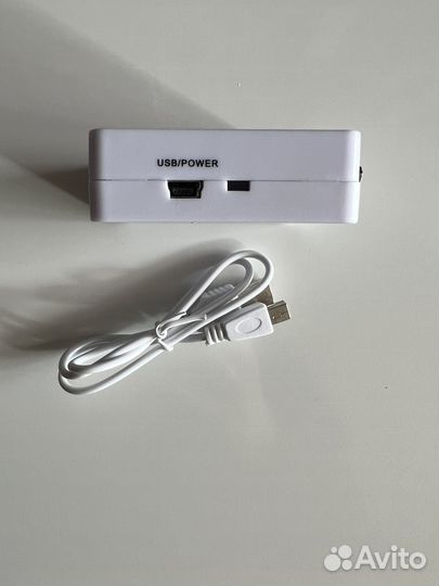 Конвертер-переходник с VGA на hdmi с доп. питанием