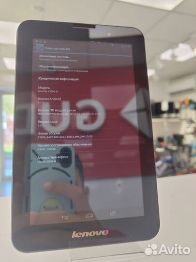 Планшет, Lenovo IdeaTab A3000 4Gb 3G