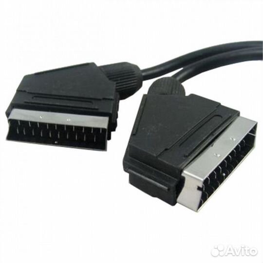 Кабель scart (21 pin) вилка - scart 2m (S8001)