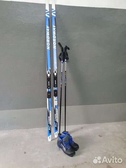 Лыжи беговые детские 160 с ботинками