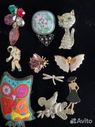 Брошь бижутерия