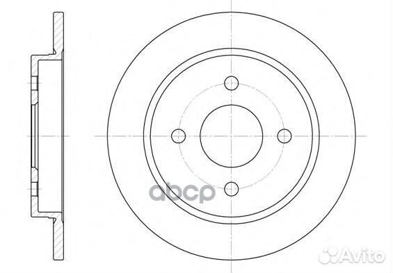 Диск тормозной 615500 Road house