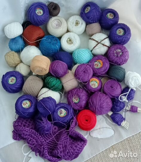 Нитки катушки СССР, пряжа для вязания
