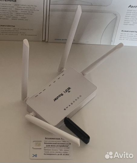 WiFi роутер 4G модем и Безлимитный интернет z-55