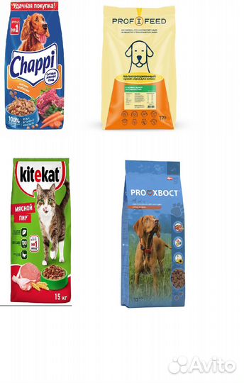 Сухой корм для собак, кошек