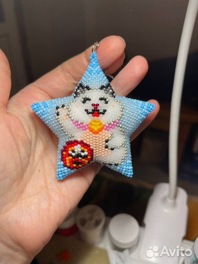 Брелок - талисман из бисера