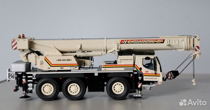 1/50 кран LTM Liebherr 1050 Helaakoski редкий WSI