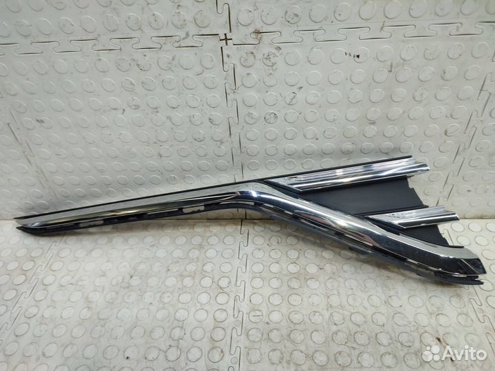 Молдинг бампера правый Volkswagen Touareg 3 CR