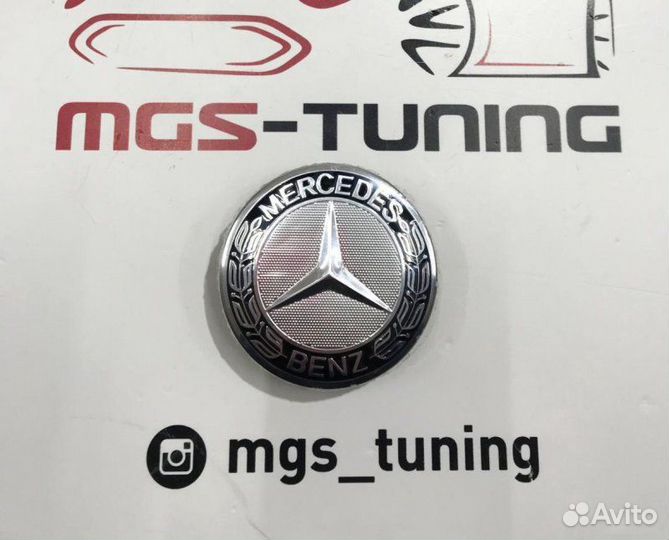 Колпачок в ступицу Mercedes Classic черный 1 шт