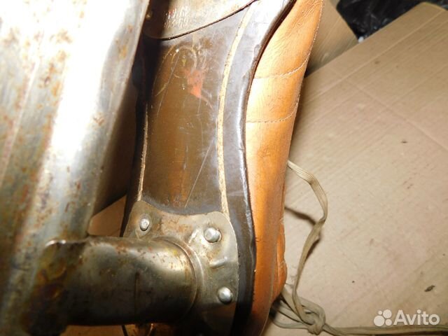 Старинные коньки 38 размер,период СССР. клеймо,в и