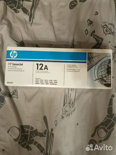 Новый Картридж hp 12A