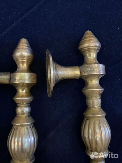 Ручки дверные стаоинные. Бронза