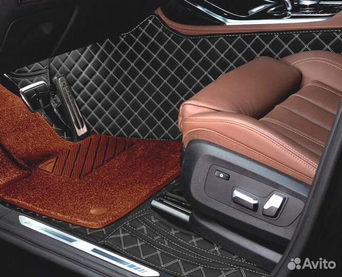 3D Коврики Chevrolet из Экокожи