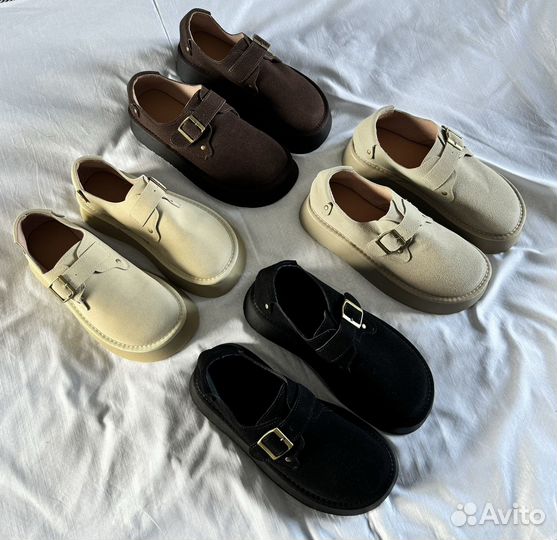 Ugg ботинки на платформе осенние угги