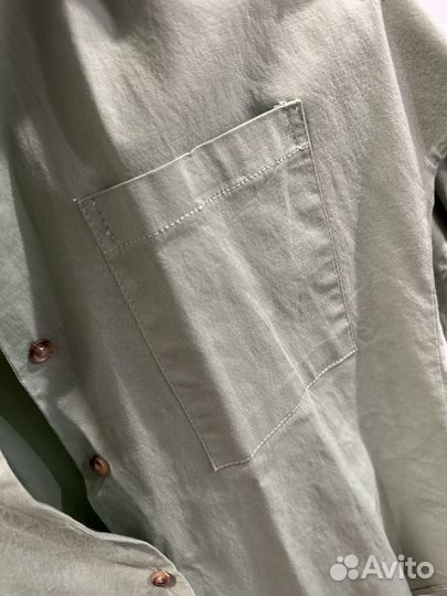 Рубашка хлопок/лен