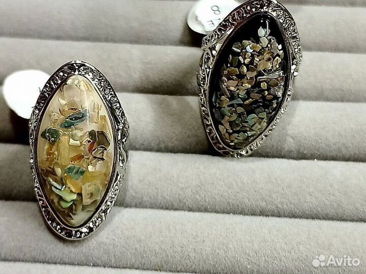 Винтажное кольцо перстень бохо