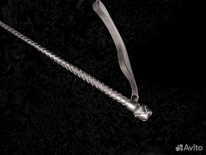 Стек / хлыст серебряный