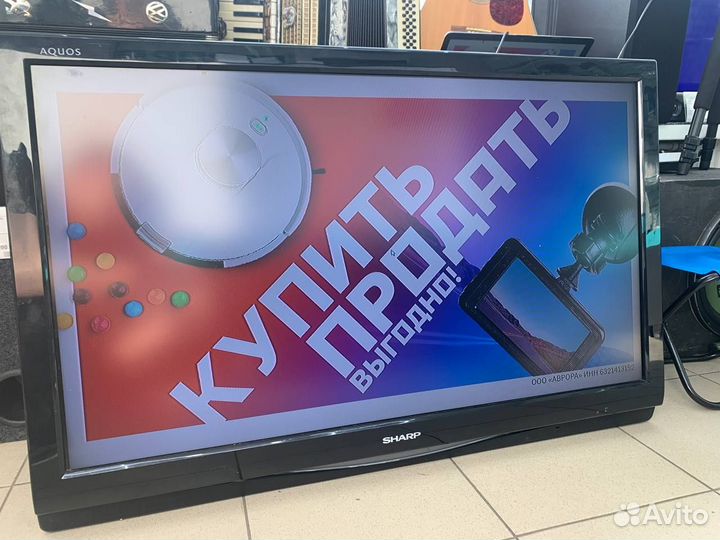 Телевизор Sharp LC-37D44RU-BK