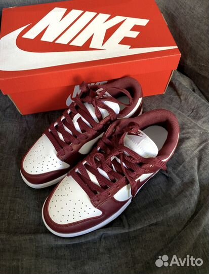 Оригинал Nike Dunk Low Retro ”Team Red” Кроссовки