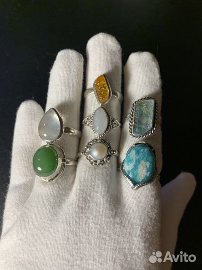 Серебряные кольца