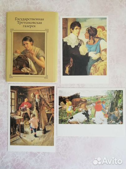 Наборы открыток СССР, живопись