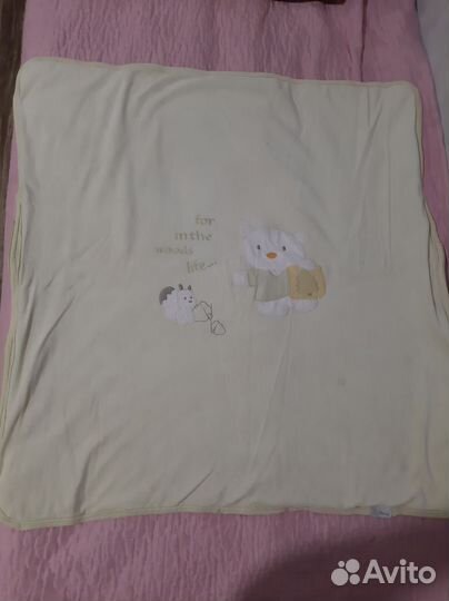 Одеяло-кокон на молнии для новорождённых