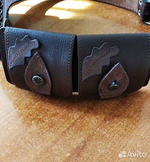 Патронташ кожа 12 калибр