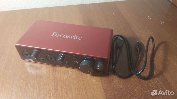 Focusrite scarlett 2i2 3rd gen звуковая карта