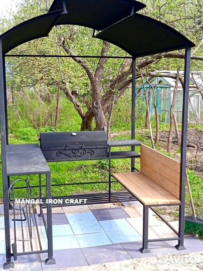 Беседка с мангалом
