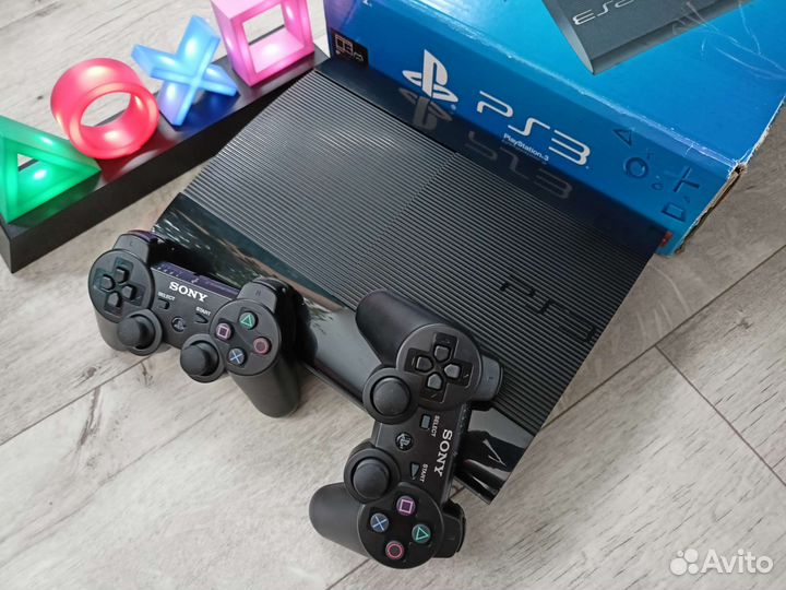 SonyPs3/прошитая/500гб/50 игр/Super Slim