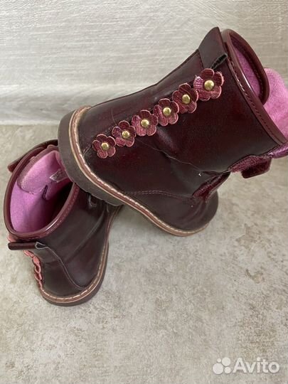 Ботинки для девочки 28 29 размер