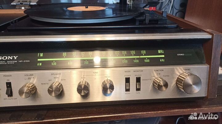 Виниловый проигрыватель Sony HP 219 a