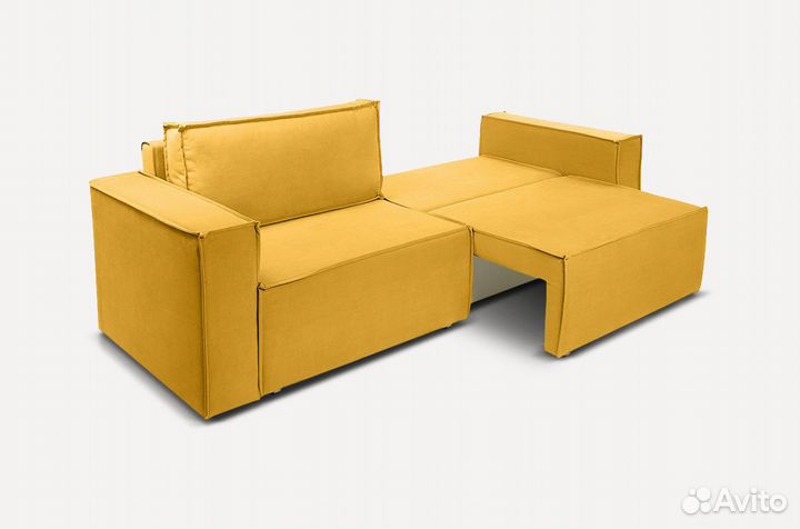Диван Лофт Velvet Yellow