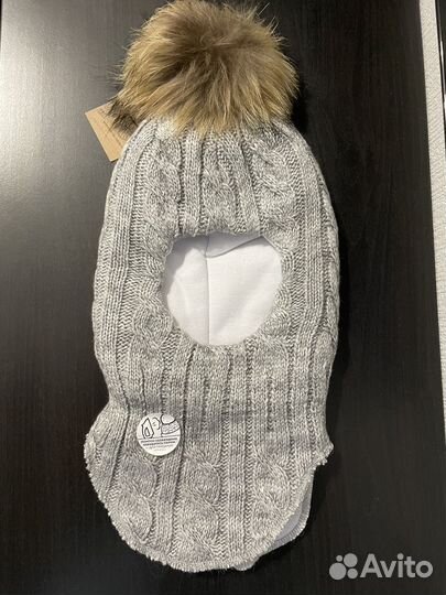 Шапка шлем детская демисезон-зима 52-54