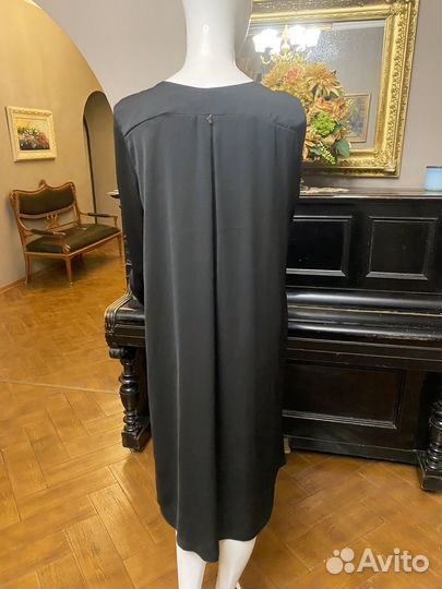 Италия L шелковистое платье винтаж отл сост