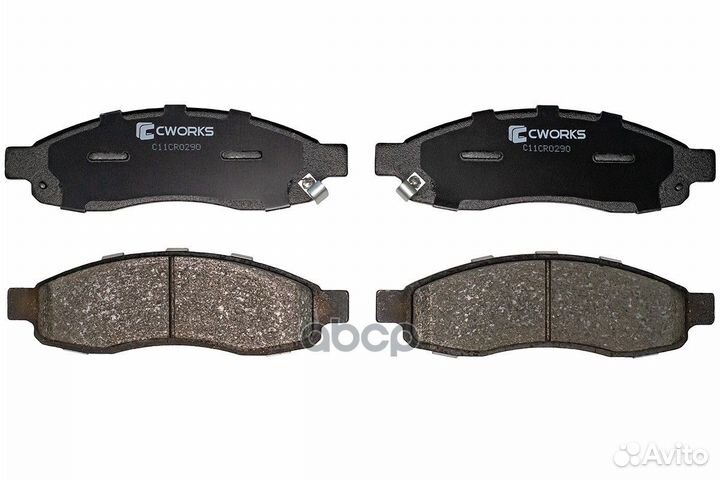 Тормозные колодки передние, Low Metallic C11CR0