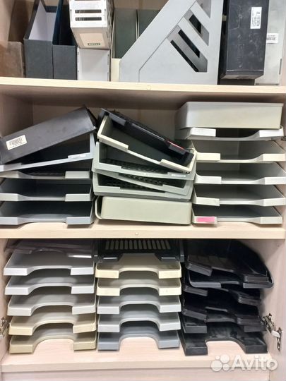 Лотки для бумаг комплект 3 шт