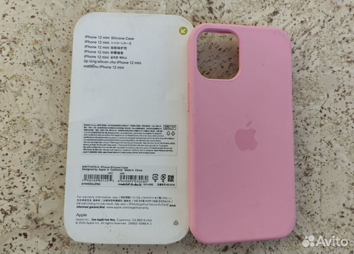 Кейс силиконовый на iPhone 12 mini