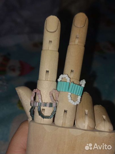 Колечки из бисера