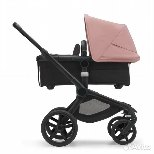 Коляска 2 в 1 Bugaboo Fox 5 black/Morning pink