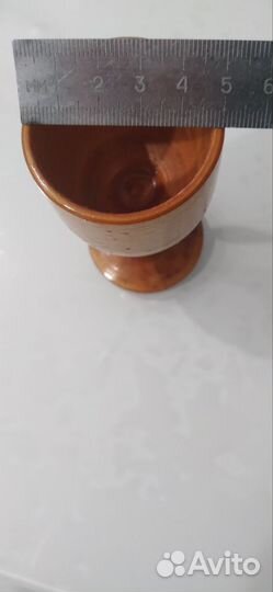 Деревянные рюмки на ножке из СССР